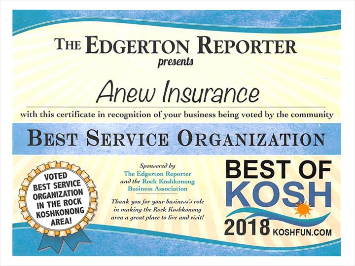 Anew Insurance Agency, Inc. - Edgerton, WI - Thumb 7